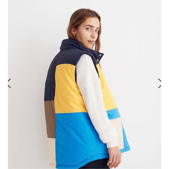 KULE Chandler Vest Patchwork Colorblock Puffer Vest
Size X Large - Picture 3 of 8